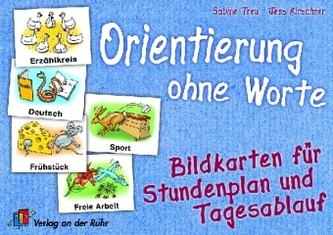 Orientierung ohne Worte, Bildkarten für Stundenplan und Tagesablauf