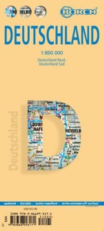 Borch Map Deutschland. Germany