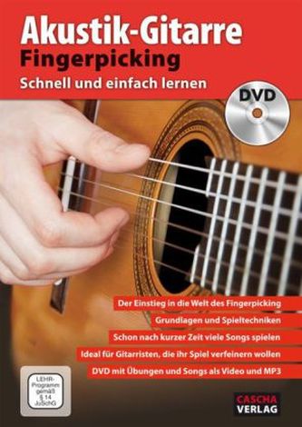 Akustik-Gitarre Fingerpicking - Schnell und einfach lernen, m. DVD
