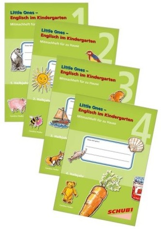 Little Ones - Englisch im Kindergarten, 4 Hefte