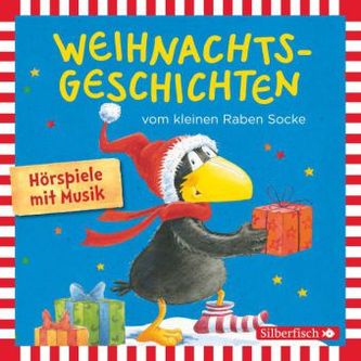 Weihnachtsgeschichten vom kleinen Raben Socke, 1 Audio-CD