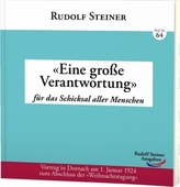 'Eine große Verantwortung'