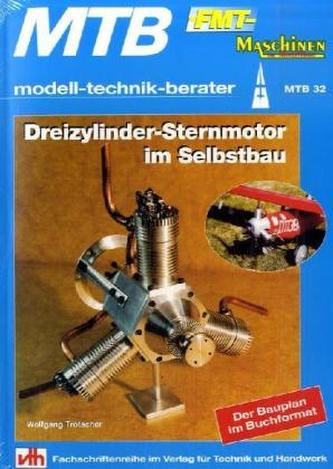 Dreizylinder-Sternmotor im Selbstbau