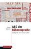ABC der Bühnensprache