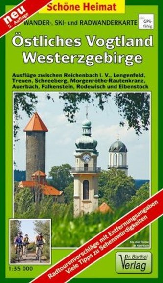 Doktor Barthel Karte Östliches Vogtland, Westerzgebirge