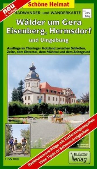 Doktor Barthel Karte Wälder um Gera, Eisenberg, Hermsdorf und Umgebung