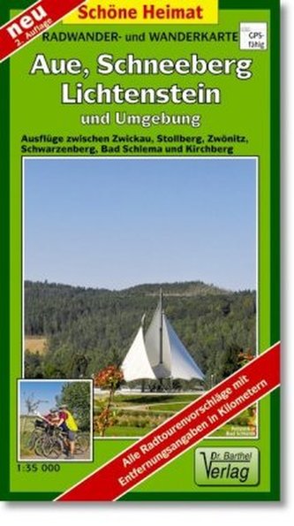 Doktor Barthel Karte Aue, Schneeberg, Lichtenstein und Umgebung