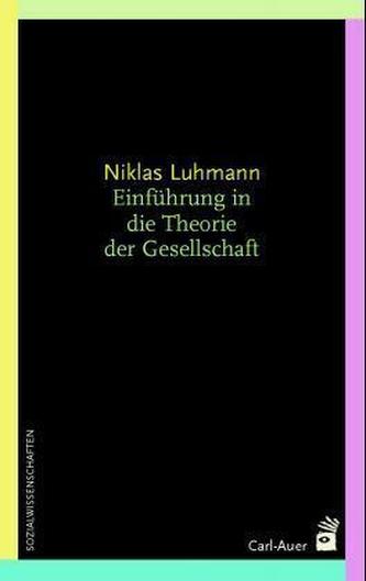 Einführung in die Theorie der Gesellschaft