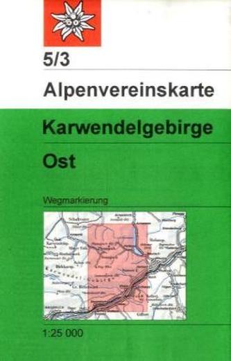 Alpenvereinskarte Karwendelgebirge Ost