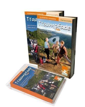 Traumpfade Geschenk-Set. Zwei Bände mit 27 Top-Touren an Rhein, Mosel und in der Eifel. Detail-Karten, GPS-Daten und Höhenprofil