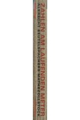 Zahlen am laufenden Meter