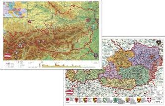 Stiefel Österreich physisch. Stiefel Österreich politisch, Schreibunterlage