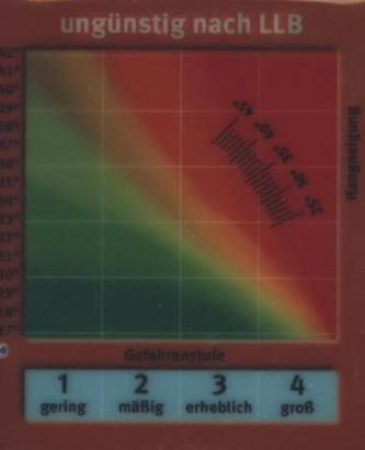 SnowCard, Lawinen-Risiko-Check