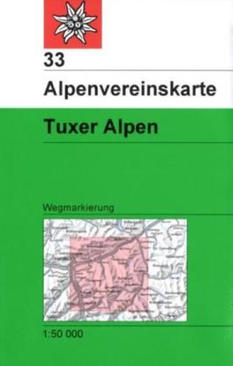 Alpenvereinskarte Tuxer Alpen