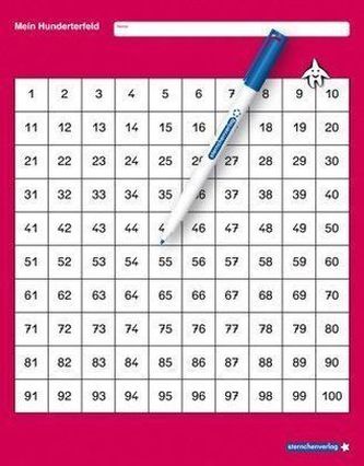 Mein Hunderterfeld, 1 Lernvorlage mit Spezialstift