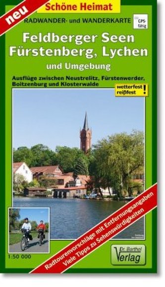 Doktor Barthel Karte Feldberger Seen, Fürstenberg, Lychen und Umgebung