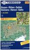 Tabacco topographische Wanderkarte Bozen, Ritten, Salten. Bolzano, Renon, Salto