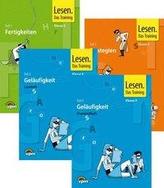 Lesen. Das Training, Klasse 4, 4 Arbeitshefte
