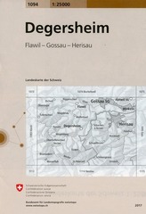 Landeskarte der Schweiz Degersheim