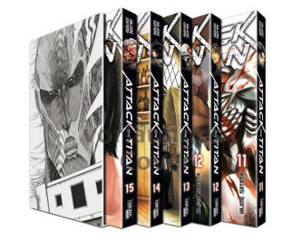 Attack on Titan, 5 Bde., m. Extra. Bd.11-15