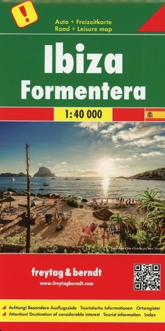 Freytag & Berndt Auto + Freizeitkarte Ibiza - Formentera, Top 10 Tips, Autokarte 1:40.000