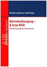 Betriebsübergang - Paragraph 613a BGB