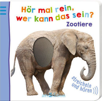 Hör mal rein, wer kann das sein? - Zootiere m. Soundeffekten
