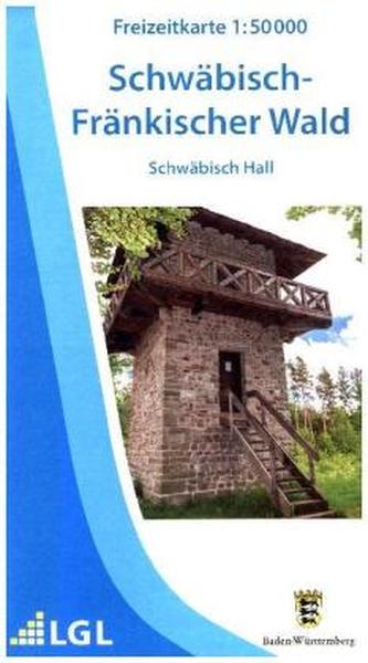 Topographische Freizeitkarte Baden-Württemberg Schwäbisch-Fränkischer Wald