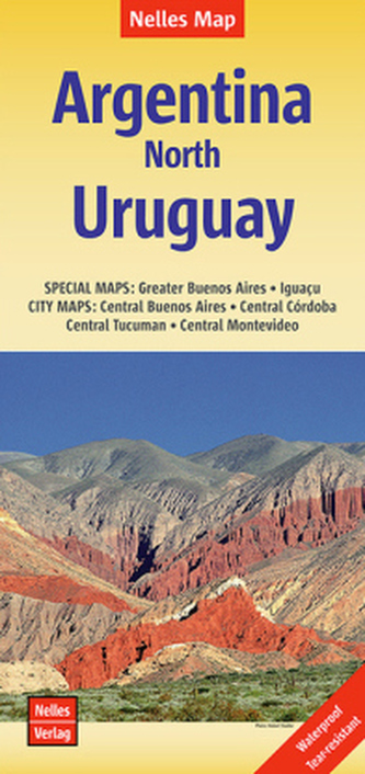 Nelles Map Landkarte Argentina: North, Uruguay