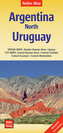 Nelles Map Landkarte Argentina: North, Uruguay