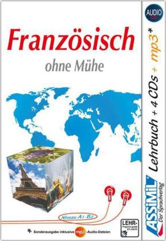 Assimil Französisch ohne Mühe, Lehrbuch + 4 Audio-CDs + 1 mp3-CD