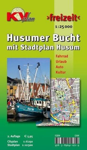 KVplan Freizeit Husumer Bucht mit Stadtplan Husum