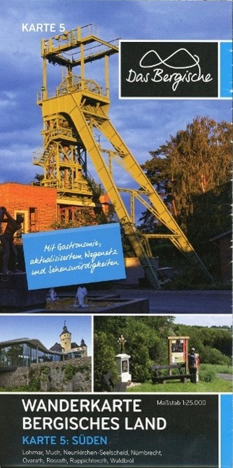 Naturpark Bergisches Land - Lohmar, Much, Neunkirchen-Seelscheid, Ruppichteroth, Wanderkarte. Tl.5