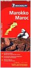 Michelin Karte Marokko. Maroc