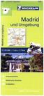 Michelin Karte Madrid und Umgebung. Madrid et ses environs