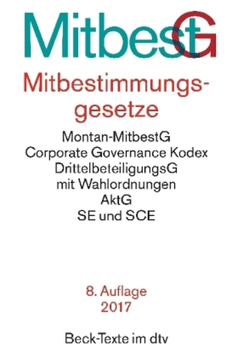 Mitbestimmungsgesetze (MitbestG)
