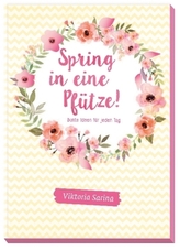 Spring in eine Pfütze