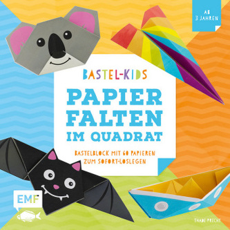 Bastel-Kids - Papierfalten im Quadrat