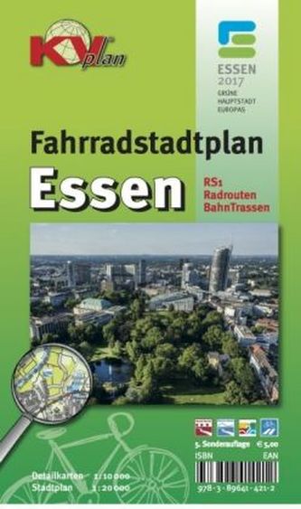 KVplan Sonderausgabe Fahrradstadtplan Essen
