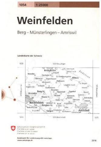 Landeskarte der Schweiz Weinfelden