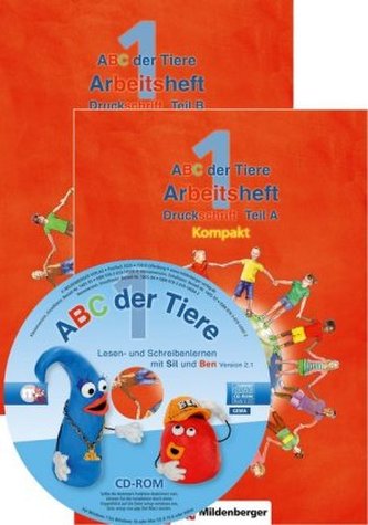 1. Schuljahr, Arbeitsheft zur Silbenfibel® Kompakt, 2 Hefte m. CD-ROM