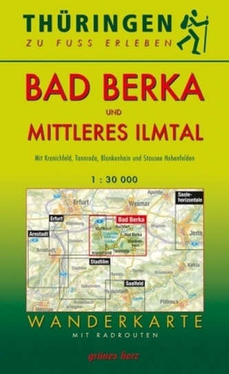 Wanderkarte Bad Berka und mittleres Ilmtal
