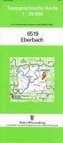Topographische Karte Baden-Württemberg Eberbach