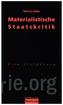 Materialistische Staatskritik