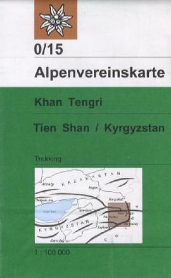 Alpenvereinskarte Khan Tengri, Tien Shan, Kyrgyzstan