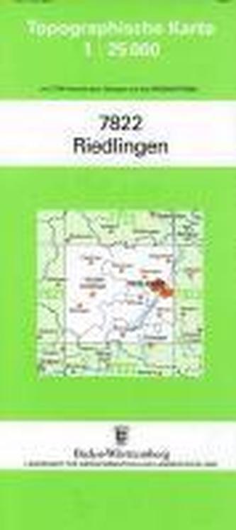 Topographische Karte Baden-Württemberg Riedlingen