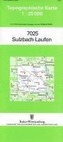 Topographische Karte Baden-Württemberg Sulzbach-Laufen