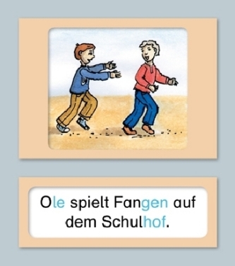 Ich kann Sätze lesen - In Silbenschreibweise - 90 Bild-Satz-Karten mit Selbstkontrolle