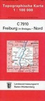 Topographische Karte Baden-Württemberg Freiburg / Nord
