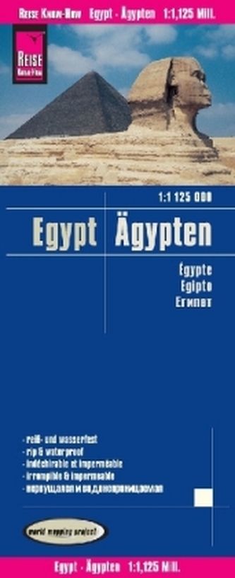 World Mapping Project Reise Know-How Landkarte Ägypten / Egypt / Egypte / Egipto